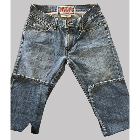 Vintage Levis 514 Mens 29x31 Slim Straight Light Wash 100% Cotton - Picture 5 of 10